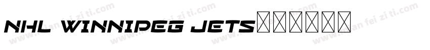 NHL Winnipeg Jets字体转换